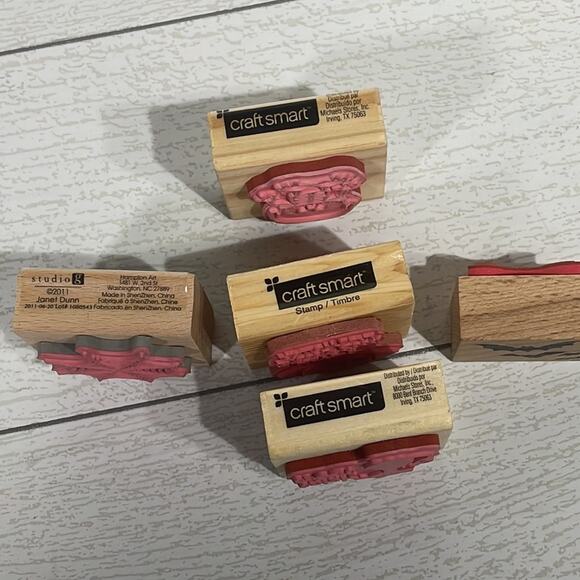 Halloween Wood and Rubber Stamps Bundle of 5 - Picture 3 of 8